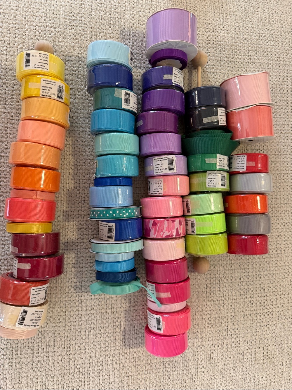 HUGE LOT Ribbon! Cheer bows, crafting, etc.